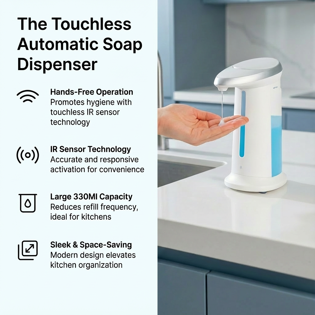 Touchless Automatic Soap Dispenser - 330ml