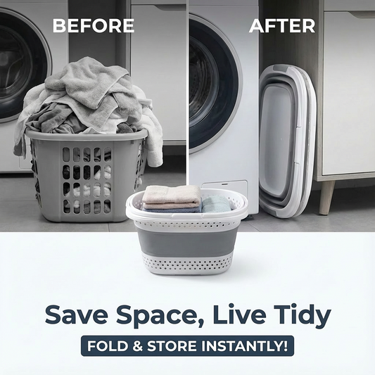 Collapsible Laundry Basket - Space-Saving
Storage